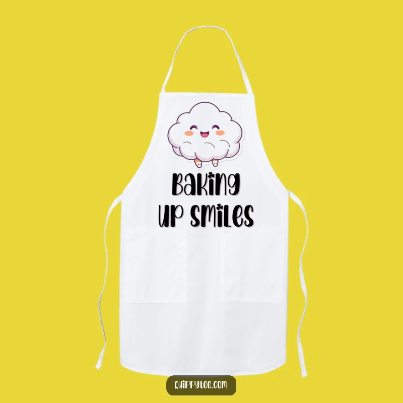 Funny Bouncing Cloud Apron: Cook Up Some Joy in the Kitchen with This Cheerful Helper