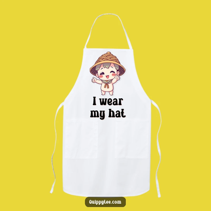 Funny Thread Hat Character Apron: Cook with Comical Style
