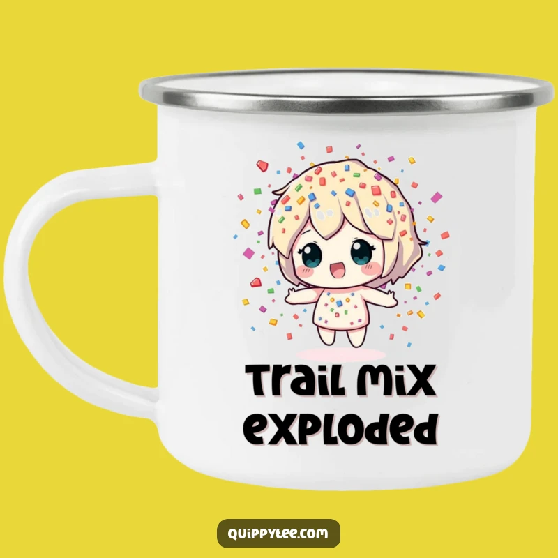 Adventure Ready Funny Confetti Sprite Camping Mug: Colorful Fun for the Outdoors - Humorous Gift