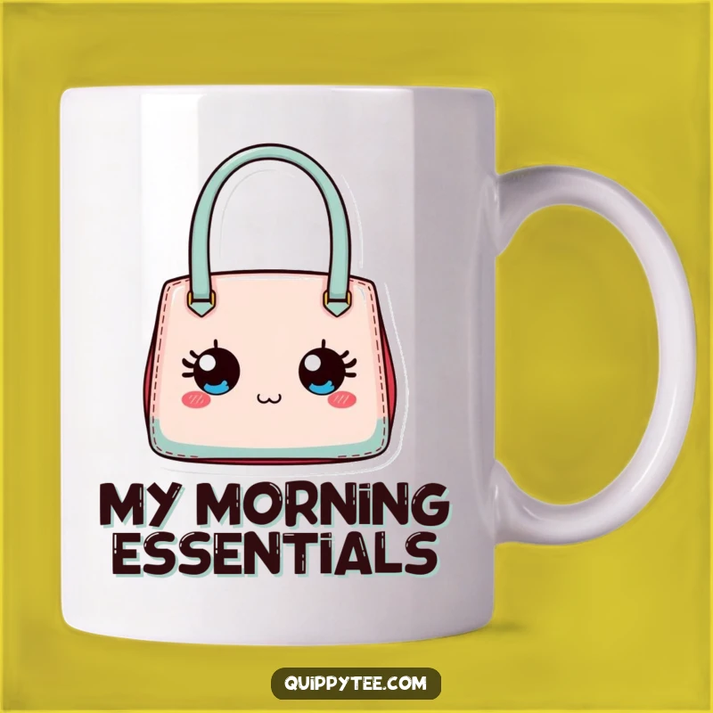 Funny Designer Handbag Mug: Chic and Cute Gift for Fashion Lovers