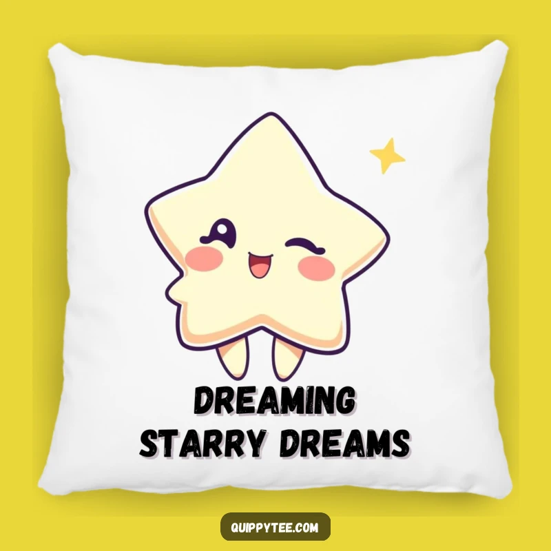 Comfy Winking Star Pillow: Snuggle Up with Cosmic Comfort and Playful Charm