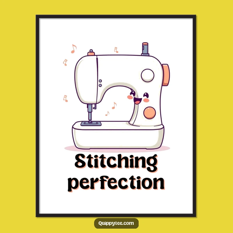 Funny Sewing Machine Digital Art - Instant Crafting Melody