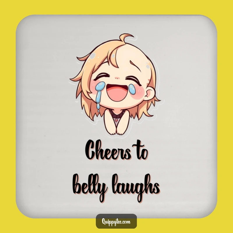 Funny Laughing Cat Coaster: Protect Surfaces with Joy, A Hilarious Gift!