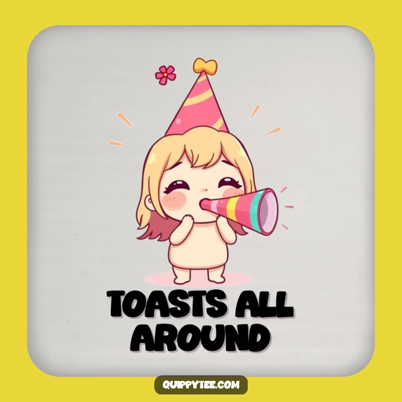 Funny Party Coaster: Excitement Character Protection, Delightful Gift