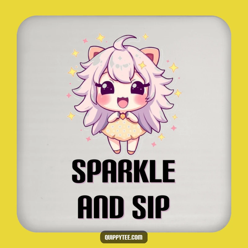 Funny Sparkle Dust Coaster Set - Protect Surfaces with Dazzle