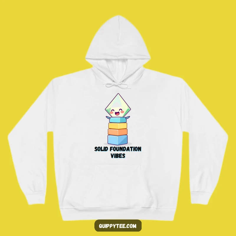 Funny Giggling Diamond Stacking Blocks Hoodie - Cozy & Comedic Apparel Gift