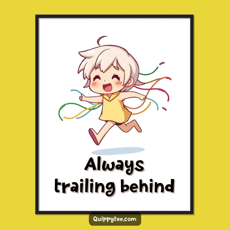 Free Printable Wall Art: Dynamic Thread Runner Character Decor Downloadable