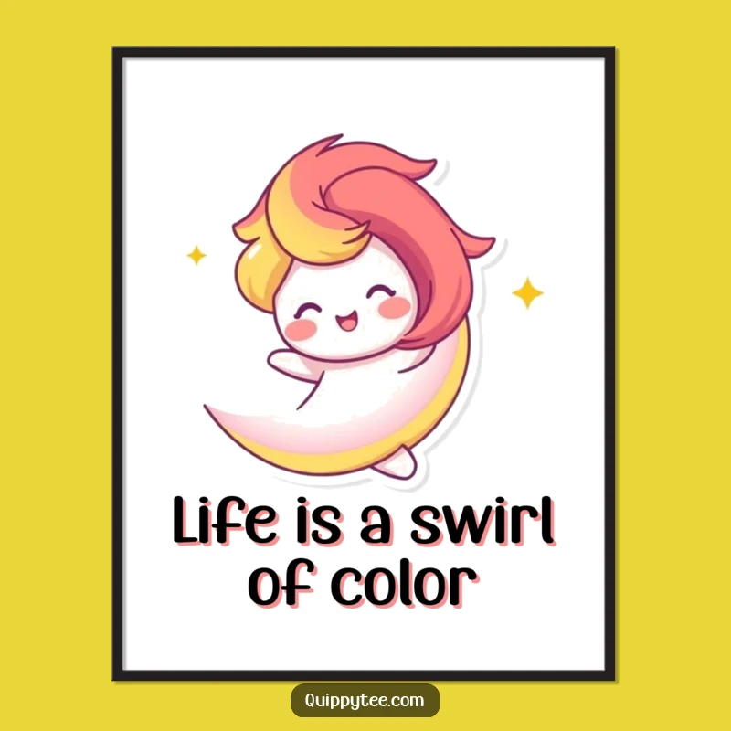 Free Printable Happy Rainbow Art - Vibrant Downloadable Decor Gift