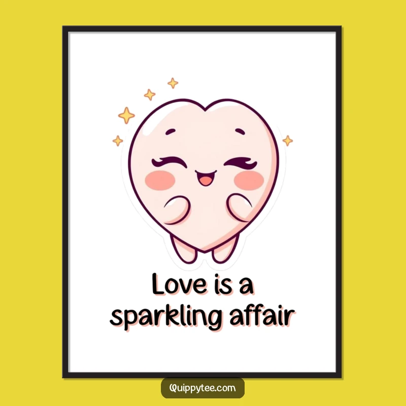 Free Printable Playful Heart Art - Cute Downloadable Decor Gift