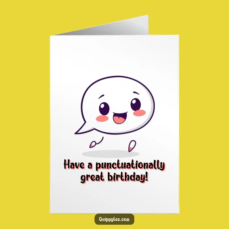 Free Printable Speech Bubble Birthday Card: Chatty Fun for a Hilarious Celebration!
