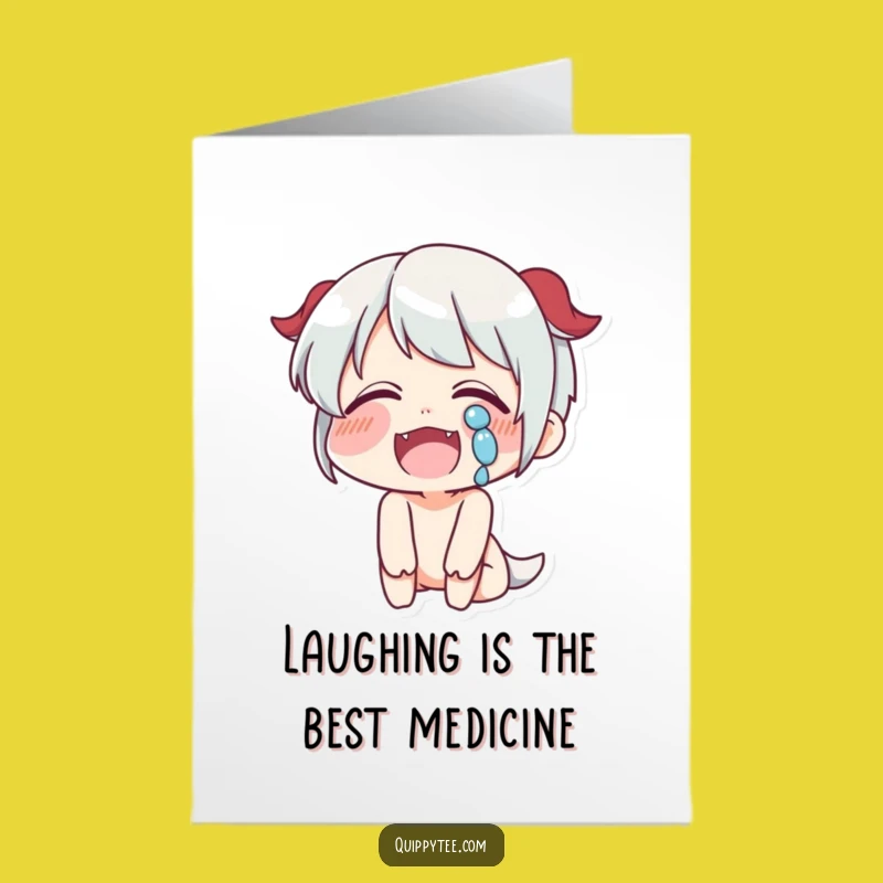 Free Printable Birthday Card: Laughing Tears Man DIY Gift