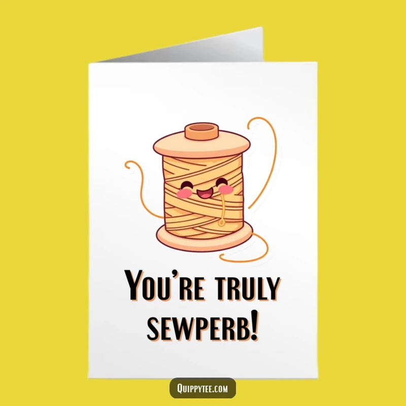 Free Printable Congrats Card: Joyful Spool Unwinding, Funny Downloadable Achievement Gift