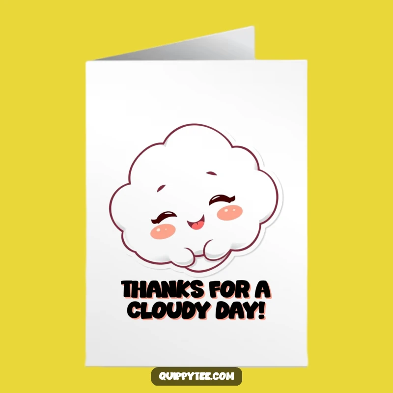 Free Printable Cloud Thank You Card - Amusing DIY Downloadable