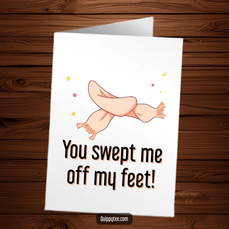 Funny Free Printable Thank You Card illustrating a fabulous scarf dancing in a whimsical breeze, conveying sincere appreciation.