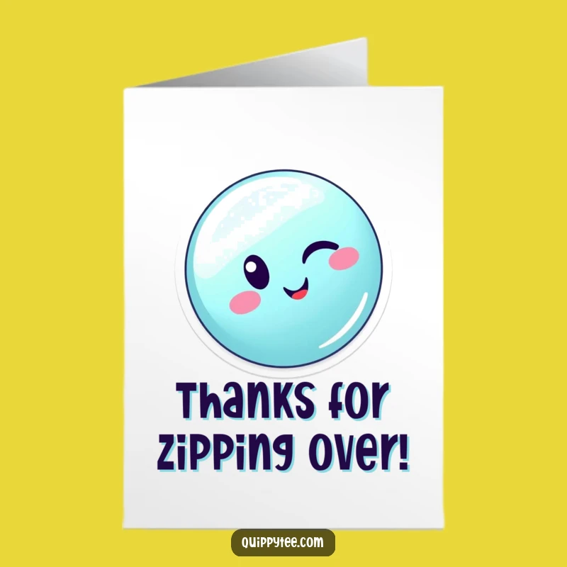 Free Printable Thank You Card: Zippy Button - Energetic & Funny Downloadable Gift
