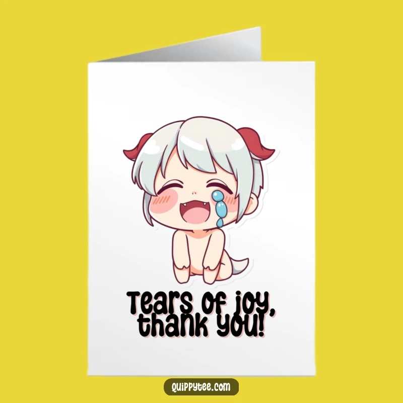 Free Printable Thank You Card: Laughing Tears Man DIY Gift