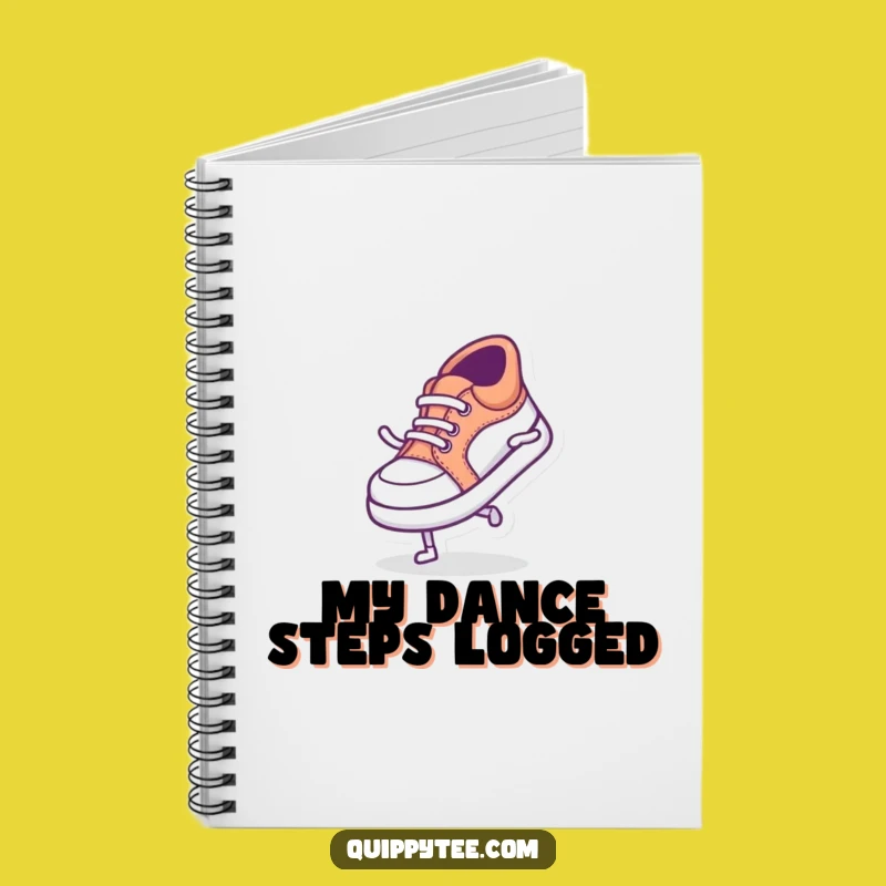 Funny Dancing Shoe Notebook: Jot Down Your Ideas with Footloose Flair