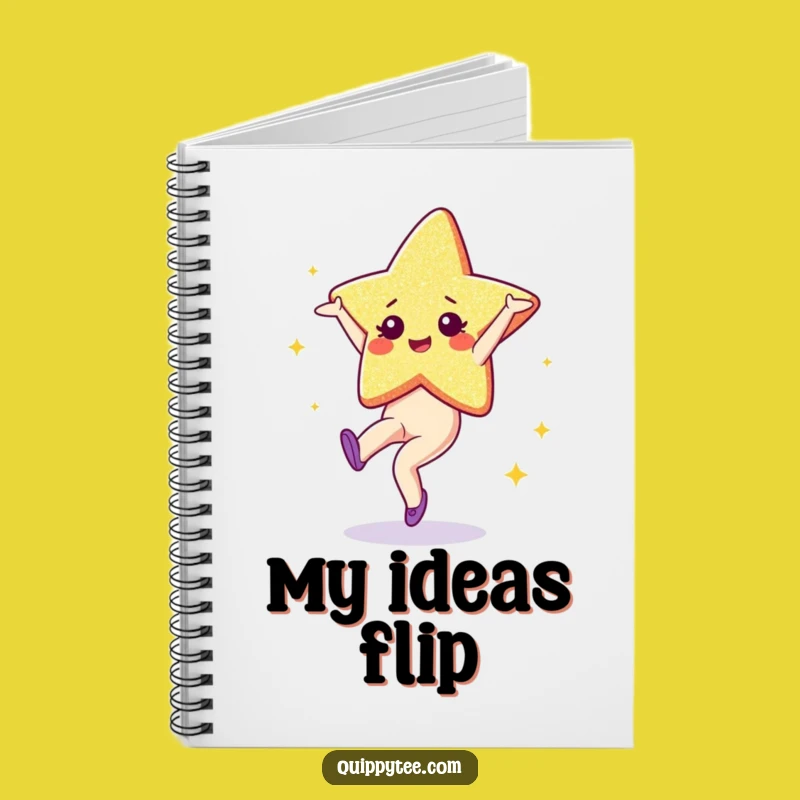 Funny Glitter Star Notebook: Jot Down Ideas with Sparkle - Great Humorous Gift