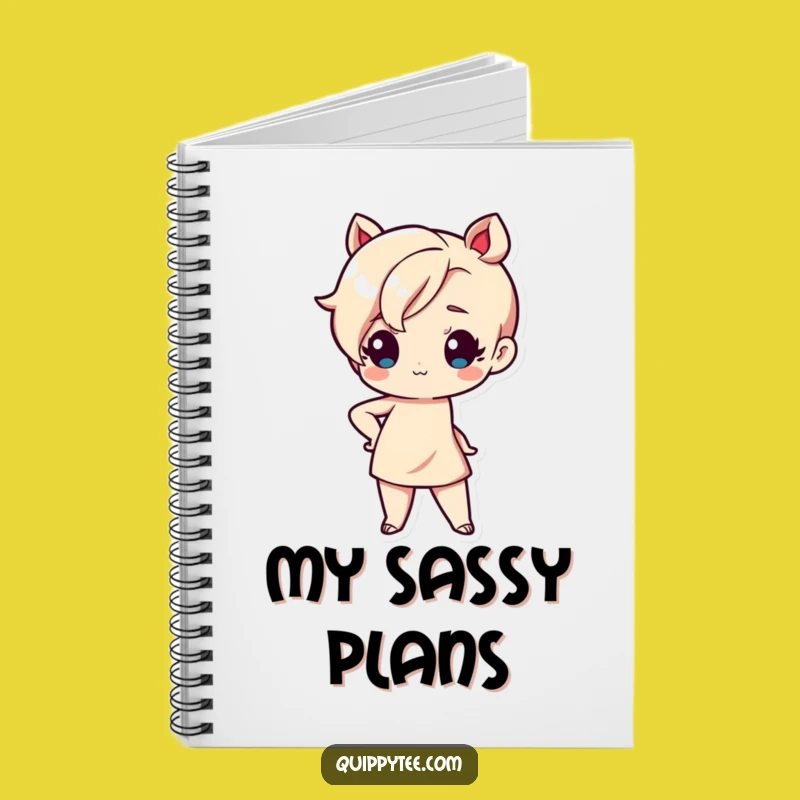 Funny Kawaii Sassy Notebook: Cute Attitude Journal, Hilarious Gift for Boss Babes