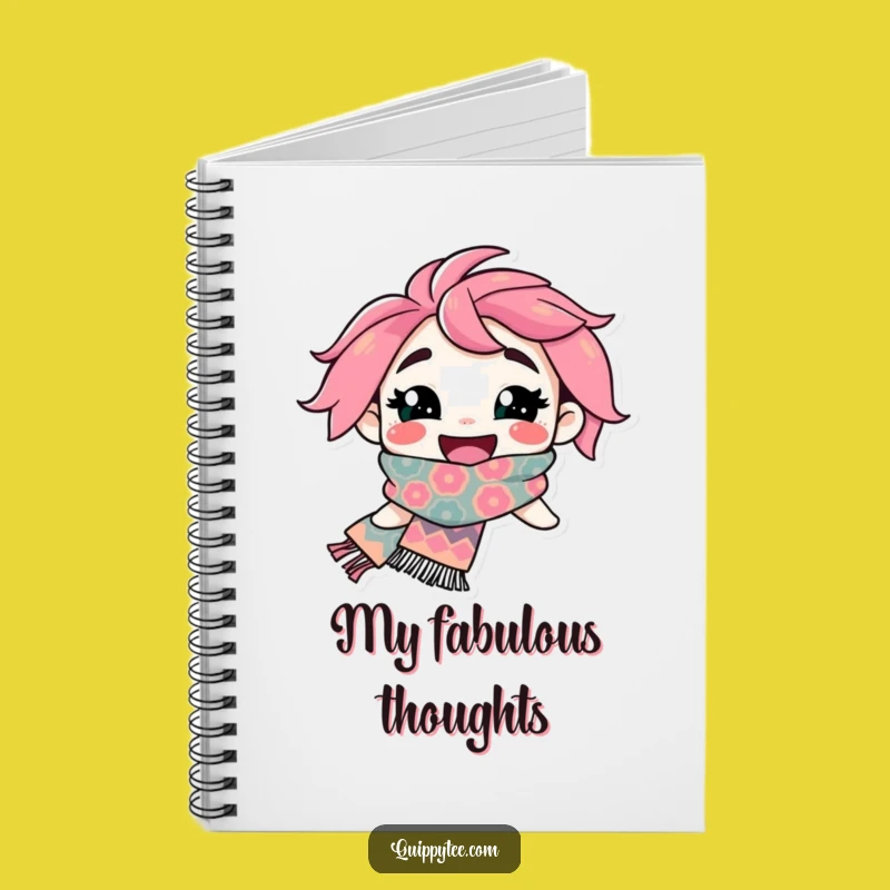 Funny Scarfy Character Notebook: Jot Down Ideas with Flair & a Smile
