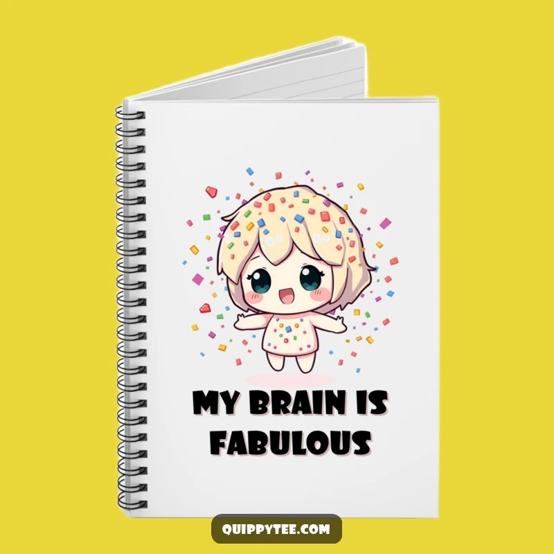 Funny Confetti Sprite Notebook: Jot Down Ideas with Colorful Fun - Great Humorous Gift