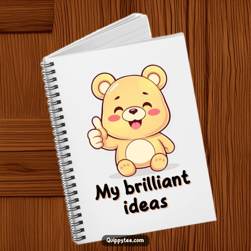 Funny Gummy Bear Thumbs Up Notebook: A cheerful character giving a positive thumbs up, ideal for a funny and practical gift.