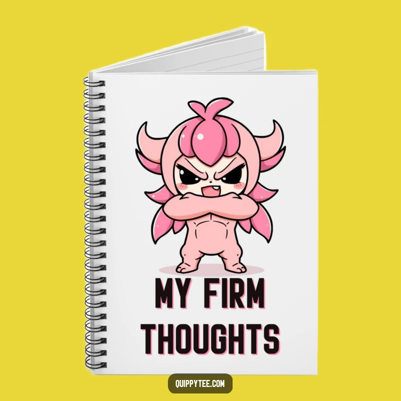 Funny Kawaii Defiant Notebook: Cute Attitude Journal, Hilarious Gift for Students