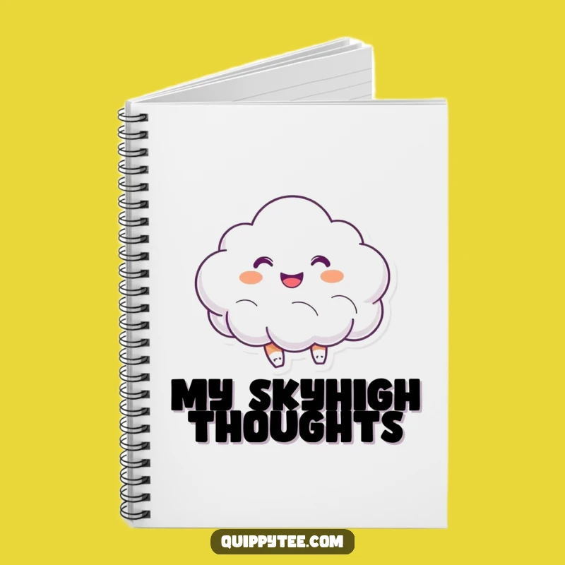 Funny Joyful Cloud Notebook: Jot Down Your Brightest Ideas with a Smile