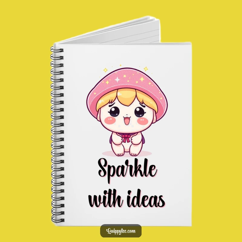 Funny Kawaii Hat Notebook: Sparkle Your Notes, Great Funny Gift