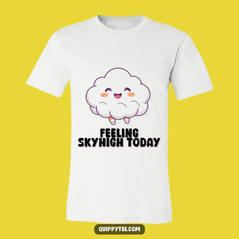 Funny Bouncing Cloud T-Shirt: Wear Your Happiness and Spread Joy Everywhere You Go