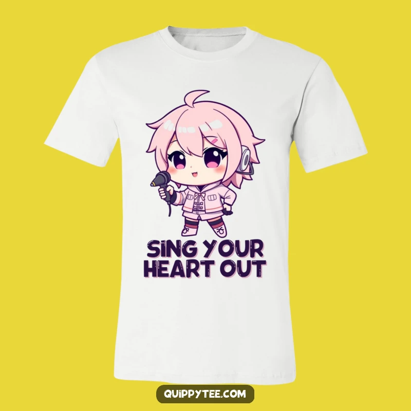 Funny Microphone Kawaii T-Shirt: Own the Stage, Hilarious Funny Gift