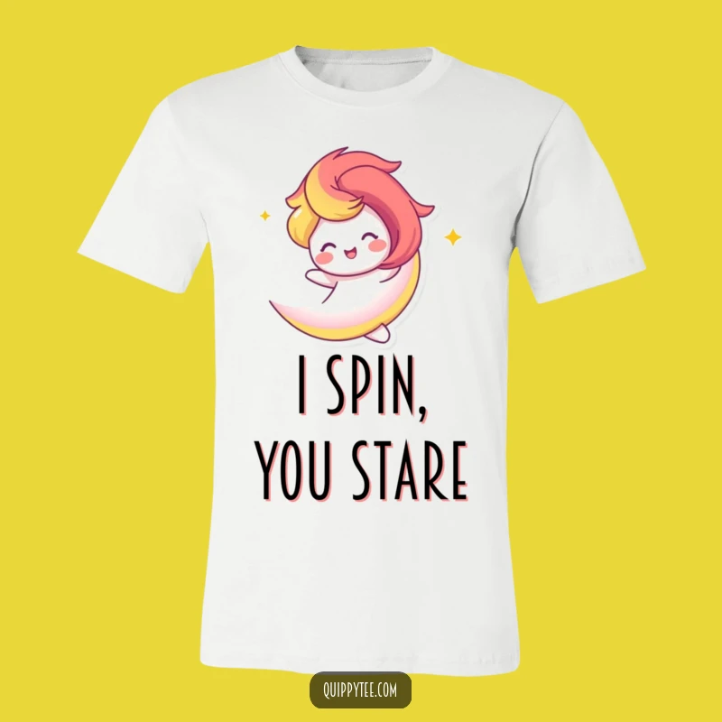 Funny Rainbow Swirl T-Shirt: Express Your Joy with Colorful Apparel