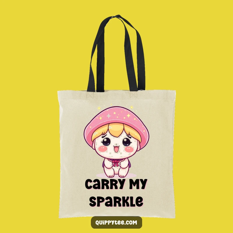 Funny Kawaii Hat Tote Bag: Carry Your Sparkle, Great Funny Gift