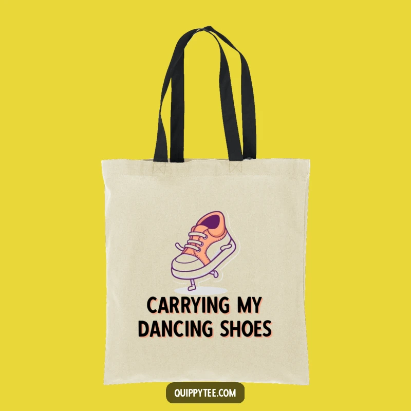 Funny Dancing Shoe Tote Bag: Carry Your Essentials with Footloose Fun and Style