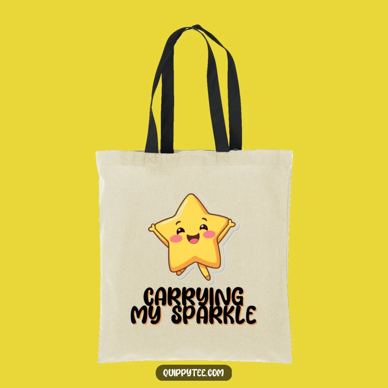 Funny Star Joy Tote Bag: Carry Your Positivity Everywhere