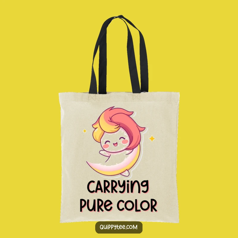 Funny Rainbow Swirl Tote Bag: Carry Your Vibrancy Everywhere